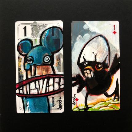 Peinture Génération Pepsodent par Doudoudidon | Tableau Art Singulier Acrylique Scènes de vie