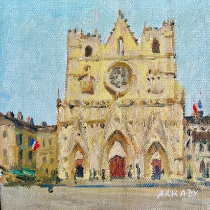 Peinture Lumière sur Saint-Jean par Arkady | Tableau Figuratif Huile