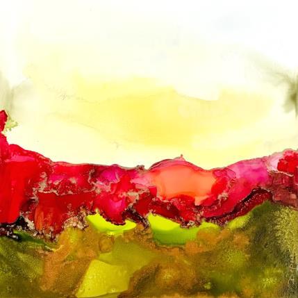 Painting 1699 Poésie florale by Depaire Silvia | Painting Abstract Acrylic Landscapes, Minimalist, Pop icons