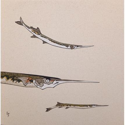 Painting Orphies by Jovys Laurence  | Painting Subject matter Sand Animals, Marine