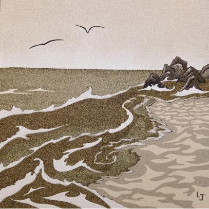 Painting Vagues by Jovys Laurence  | Painting Subject matter Sand Landscapes