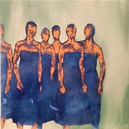 Pintura Ensemble por Malfreyt Corinne | Pintura Figurative Oil Life style