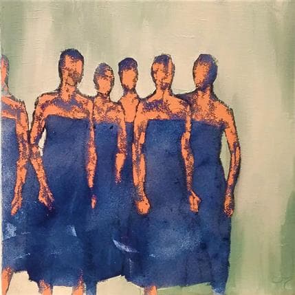 Peinture Ensemble par Malfreyt Corinne | Tableau Figuratif Huile scènes de vie