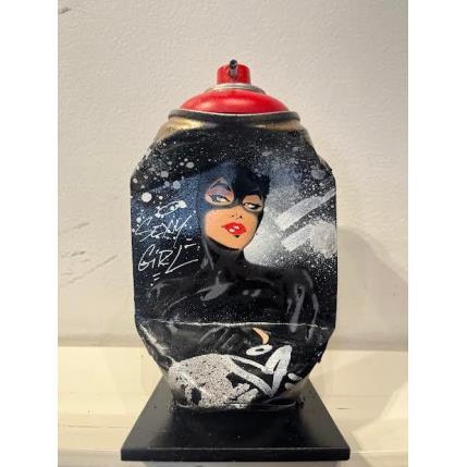 Sculpture Sexy Cat  par Kedarone | Sculpture Pop-art Acrylique, Graffiti Icones Pop