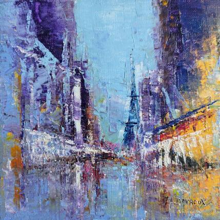 Peinture Paris City par Davroux Philippe  | Tableau Réalisme Acrylique Architecture