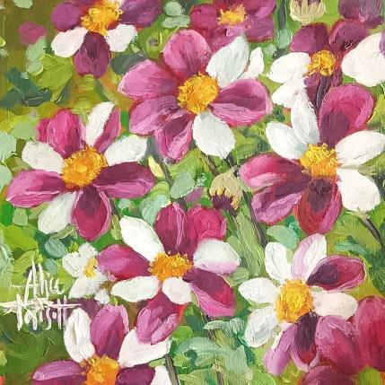 Peinture Dalie par Parisotto Alice | Tableau Figuratif Huile Musique, Nature, Natures mortes