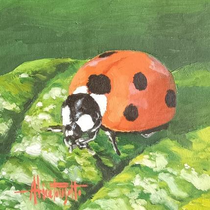 Peinture Porta fortune par Parisotto Alice | Tableau Figuratif Huile Animaux