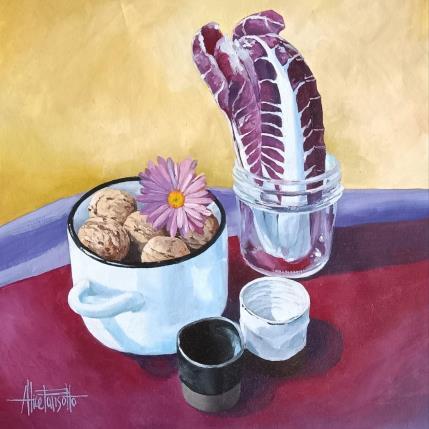 Peinture Purple nature par Parisotto Alice | Tableau Figuratif Huile