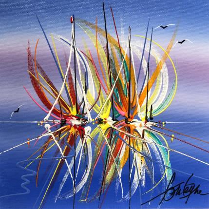 Peinture Elèvation colorée par Fonteyne David | Tableau Figuratif Acrylique