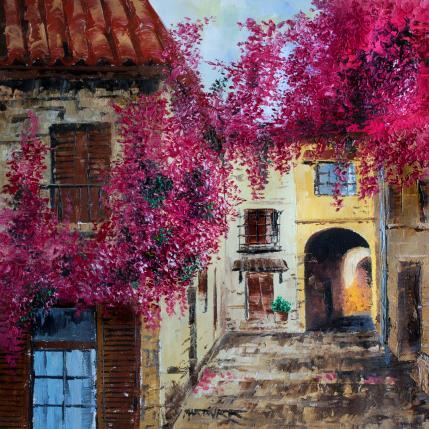 Peinture Santa Rita par Rodriguez Rio Martin | Tableau Impressionnisme Huile Urbain