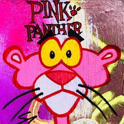 Peinture Pink panther par Mestres Sergi | Tableau Pop-art Acrylique, Graffiti Icones Pop