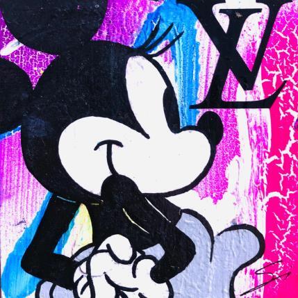 Peinture Minnie is happy par Mestres Sergi | Tableau Pop-art Acrylique, Graffiti Icones Pop