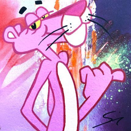 Peinture Stop here par Mestres Sergi | Tableau Pop-art Acrylique, Graffiti Icones Pop