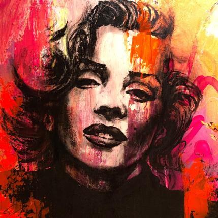 Peinture Marilyn par Mestres Sergi | Tableau Pop-art Acrylique, Graffiti Icones Pop