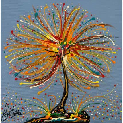 Painting Grenoble dans le ciel by Fonteyne David | Painting Figurative Acrylic