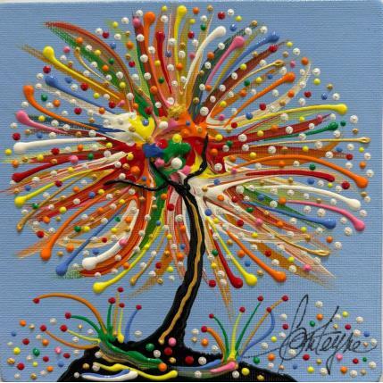 Painting Love in Grenoble by Fonteyne David | Painting Figurative Acrylic