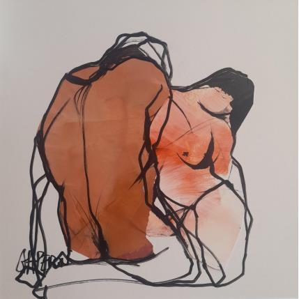 Peinture Histoire de vie par Chaperon Martine | Tableau Figuratif Acrylique Nu