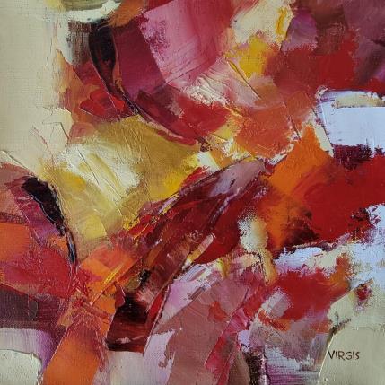 Peinture A wave of rebellion par Virgis | Tableau Abstrait Huile Minimaliste