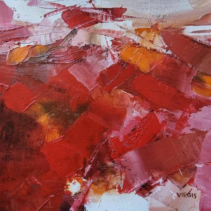 Painting Sunrise cacophony by Virgis | Painting Abstract Oil Minimalist