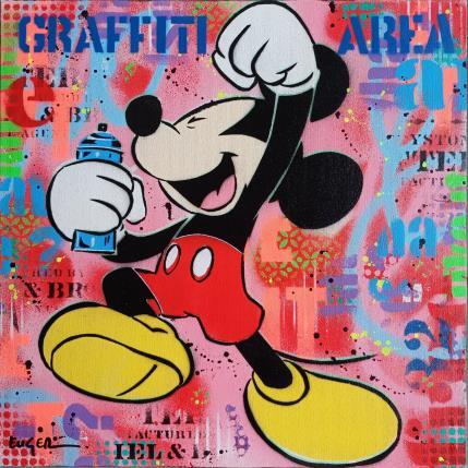 Painting GRAFFITI AREA by Euger Philippe | Painting Pop-art Acrylic Pop icons