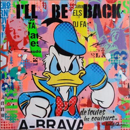 Peinture I'LL BE BACK par Euger Philippe | Tableau Pop-art Acrylique, Collage Icones Pop