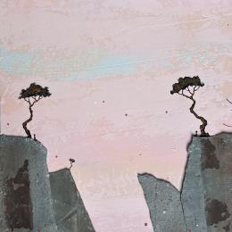 Painting A200 by Lemonnier  | Painting Subject matter Acrylic, Zinc Landscapes