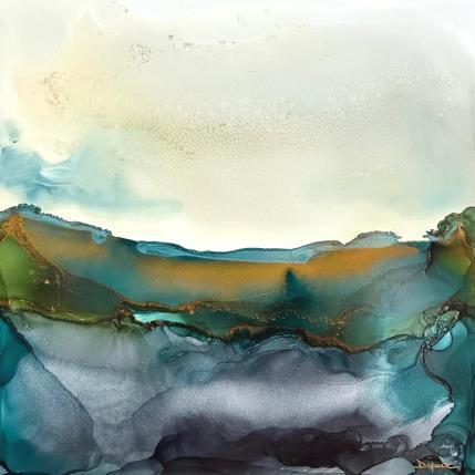 Pintura 1840-POÉSIE MARINE por Depaire Silvia | Pintura Abstract Acrylic Landscapes, Minimalist