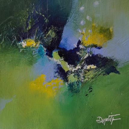 Peinture Osons ! par Dupetitpré Roselyne | Tableau Abstrait Acrylique Minimaliste