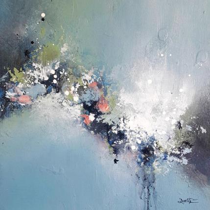 Peinture Légèreté par Dupetitpré Roselyne | Tableau Abstrait Acrylique Minimaliste