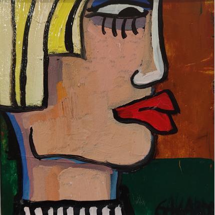 Peinture el poder par Garcia Gallardo Mercedes | Tableau Figuratif Huile