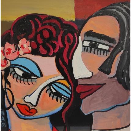 Peinture vamos ? par Garcia Gallardo Mercedes | Tableau Figuratif Huile