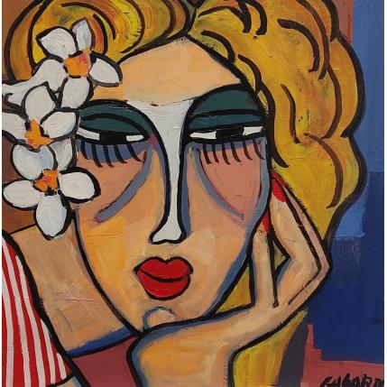 Peinture te espero par Garcia Gallardo Mercedes | Tableau Figuratif Huile