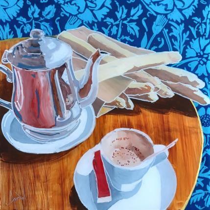 Peinture Comment cuire les asperges par Auriol Philippe | Tableau Figuratif Acrylique, Plexiglas, Posca Natures mortes