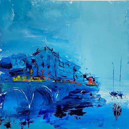 Painting Soir de Mer  by Raffin Christian | Painting Figurative Oil Marine, Pop icons