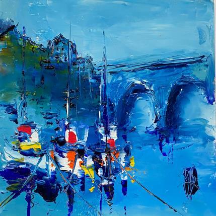 Painting Début de soirée by Raffin Christian | Painting Figurative Oil Landscapes