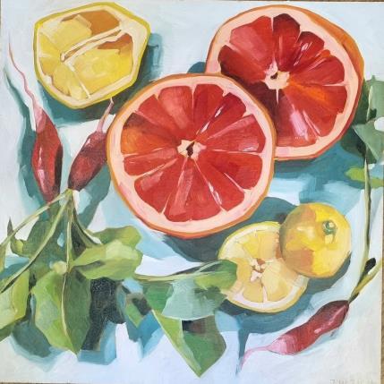 Peinture sour and bitter par Ulrich Julia | Tableau Figuratif Bois, Huile