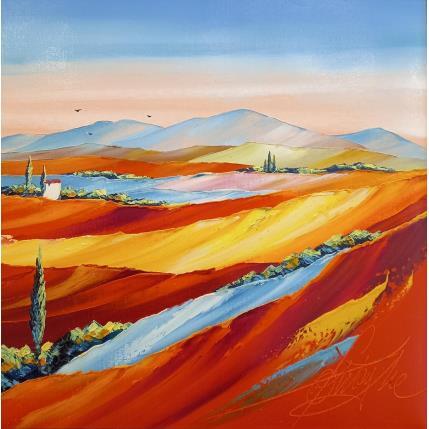 Painting Pibonson, mougins by Fonteyne David | Painting Figurative Oil Landscapes