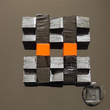 Pintura Guadalajara  por Bauquel Véronique | Pintura Abstract Acrylic, Gluing, Wood Minimalist