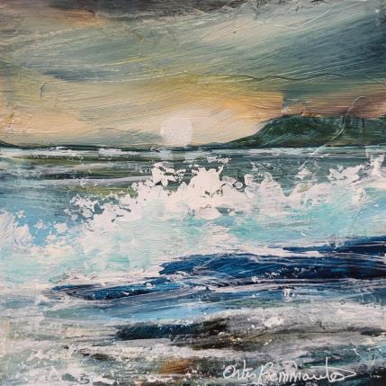 Gemälde Soleil couchant von Ortis-Bommarito Nicole | Gemälde Figurativ Acryl Marine, Pop-Ikonen