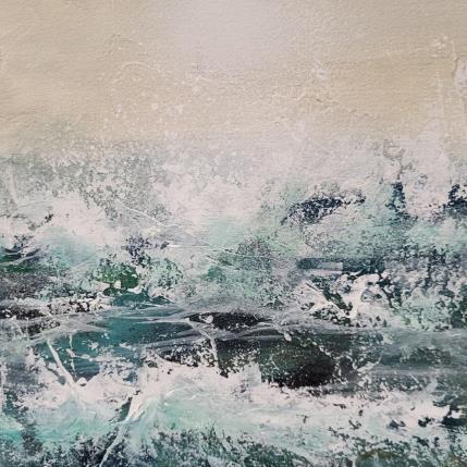 Gemälde Verte von Ortis-Bommarito Nicole | Gemälde Figurativ Acryl Marine