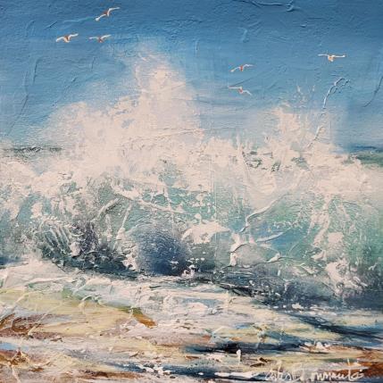 Gemälde Ivresse von Ortis-Bommarito Nicole | Gemälde Figurativ Acryl Marine