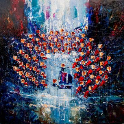 Painting Concert bleu by Reymond Pierre | Painting Figurative Oil Music