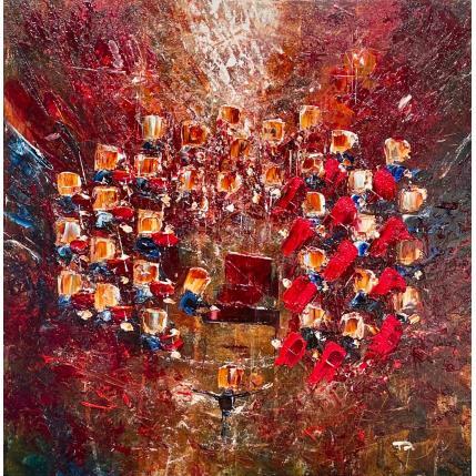 Painting Concert rouge by Reymond Pierre | Painting Figurative Oil