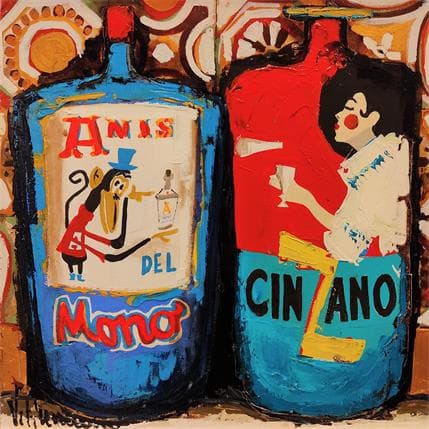 Peinture Bodega par Villanueva Puigdelliura Natalia | Tableau Figuratif Huile Natures mortes