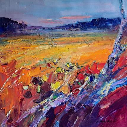 Peinture Blue Skies par Petras Ivica | Tableau Impressionnisme Huile Paysages