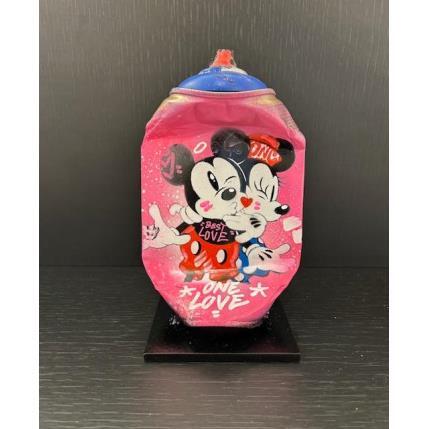 Sculpture Love Mouse par Kedarone | Sculpture Pop-art Acrylique, Graffiti Icones Pop