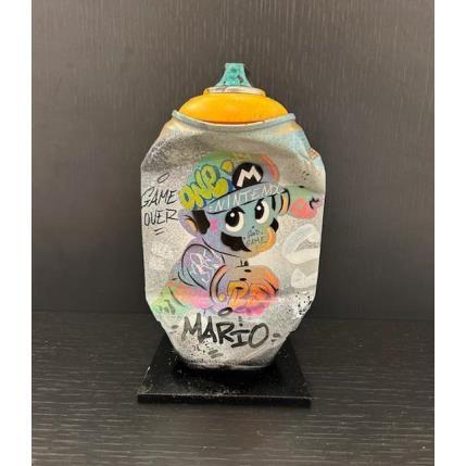 Sculpture Mario Combat par Kedarone | Sculpture Pop-art Acrylique, Graffiti Icones Pop