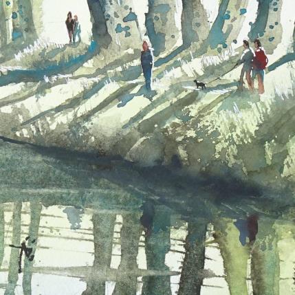 Peinture Agréable dimanche par Abbatucci Violaine | Tableau Figuratif Aquarelle