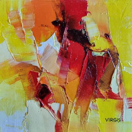 Peinture Simplicity par Virgis | Tableau Abstrait Huile Minimaliste