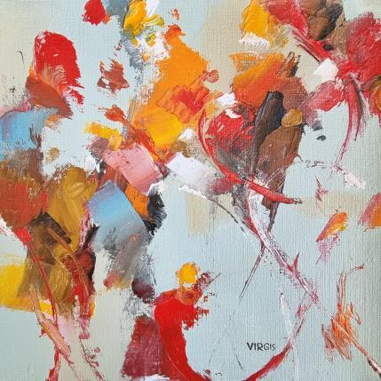 Gemälde In good spirits von Virgis | Gemälde Abstrakt Öl Minimalistisch